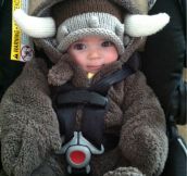 The most adorable little viking…