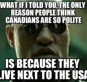 Polite Canadians…