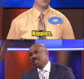 Family Feud is supposed to be PG…