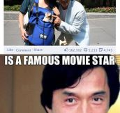 Jackie Chan takes all his own pictures…
