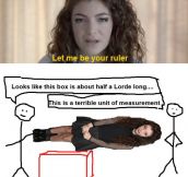 A new use for Lorde…