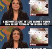 Breastfeeding in Victoria’s Secret…