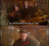 A typical bar conversation in Scotland…