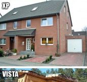 The evolution of Windows as told by houses…