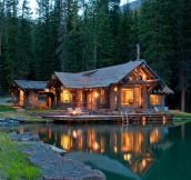 Cozy cabin in the woods…