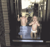 Let us out, Daddy…