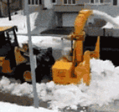 Snow removal to the next level…