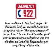 A different kind of emergency…