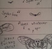 Spider-bee…