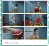 Old Spice commercials are always weird…