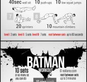 Workout as your favorite character…