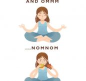 My favourite kind of yoga…