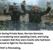 Spielberg paid attention to details…