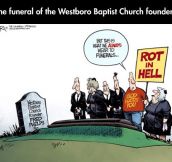 I Guess Picketing Funerals Doesn’t Make You Inmortal