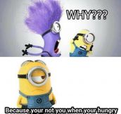 Everyone Turns Into a Minion When They’re Hungry