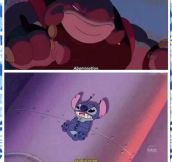 Stitch was the king of comebacks…