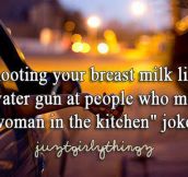 It’s just girly things…