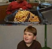 This Kid Has All His Priorities Straight