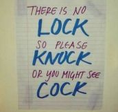 Please Knock
