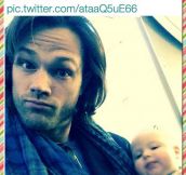 Jared Padalecki is in your Twitter, parenting your daughter…
