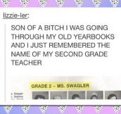 Probably The Best Name a Teacher Can Have