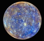 The clearest picture of Mercury ever taken.