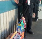 Reddit, Meet Eric the Sandwich man. A real life GGG who has been feeding the hungry people on the NYC subways for the last 15 years. just thought he deserved some recognition for his hard work.