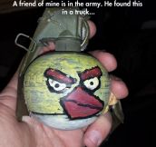 A Friend Of Mine Is In The Army. He Found This In A Truck…