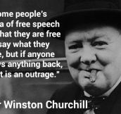 Free Speech For Some People