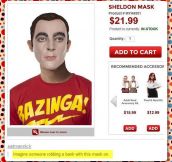 Sheldon Mask Has One Purpose Only