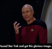 Picard Duck Face