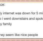 Internet Vs. Family