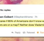 Colbert On Americans Who Can’t Locate Ukraine On A Map