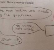 Draw a Wrong Triangle