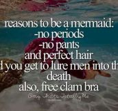 Why Is Better To Be a Mermaid