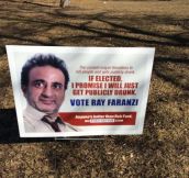 This Campaign Sign Against Rob Ford It’s Amazing