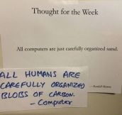 Thought Of The Week At Microsoft