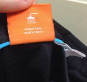 Complicated Washing Instructions