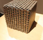 A cube of nails