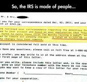 Some Good Guys Work At The IRS