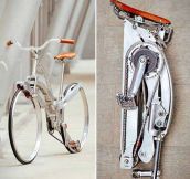 Spokeless Fold-Up Bicycle