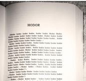 Hodor Is A Very Deep Character