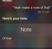 Really Getting Sick Of Your Crap, Siri