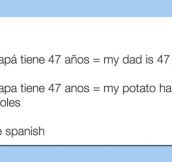 Spanish Is Such a Rich Language