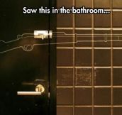 Clever Bathroom Art