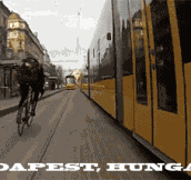 Cycling In Budapest, Hungary