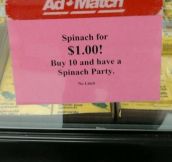 Spinach Party