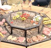 Barbecue Grill Table