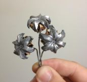 Hollow point bullet flowers