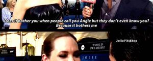 Does It Bother You When People Call You Angie?